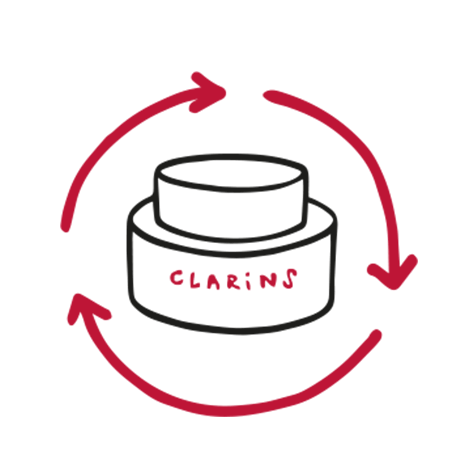 Clarins We Care - 친환경소재